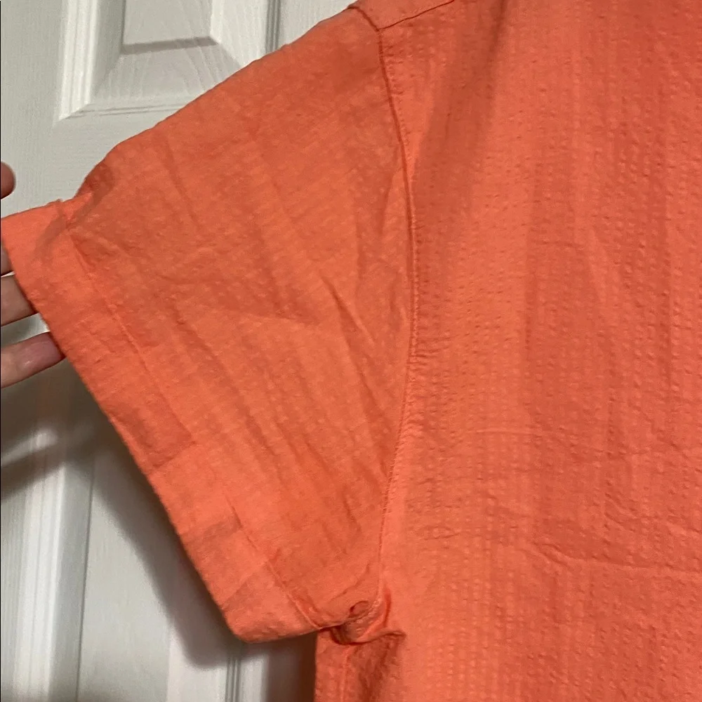 Tailor vintage NWT plaid pajama pants & Serra dusty orange SLEEP top LARGE - Picture 11 of 15